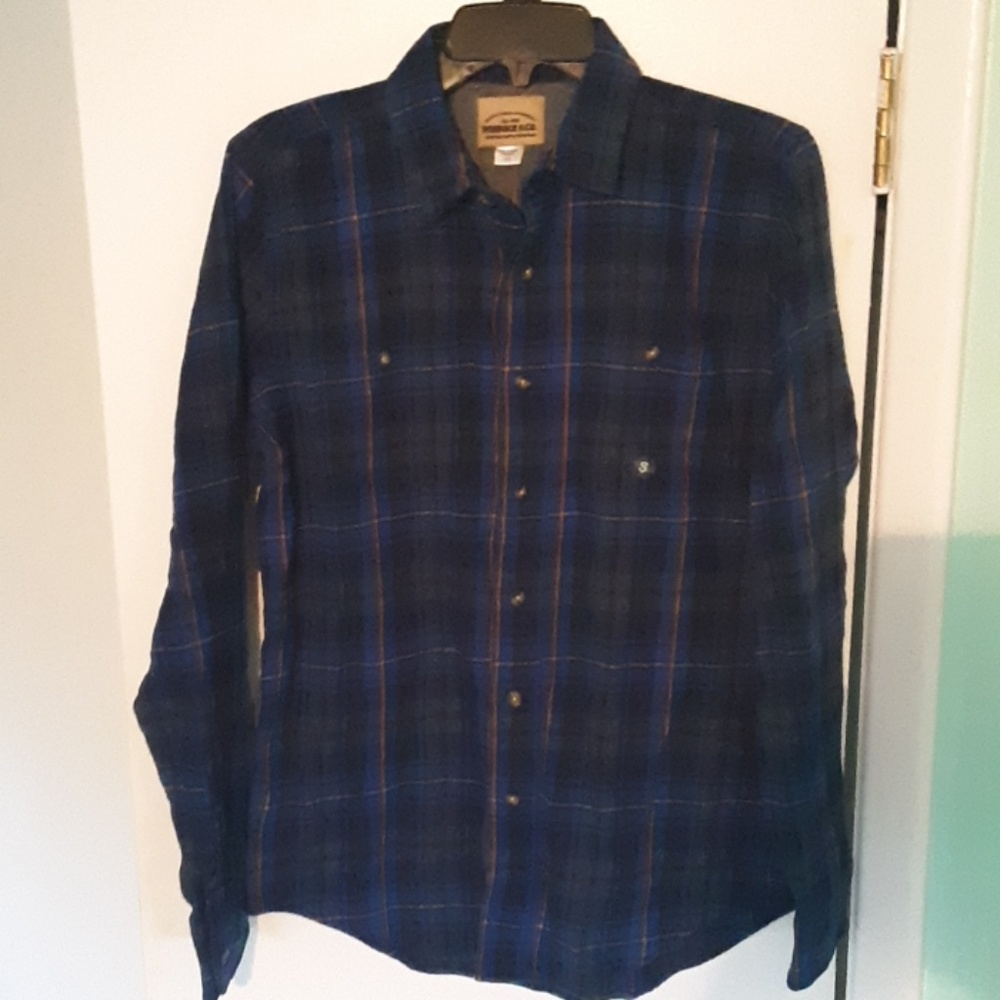 Mens long sleeve flannel shirt